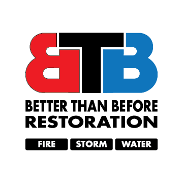 Better Than Before Restoration Full Logo -- Fire Storm Water